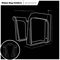 OM-WH-BLK-2 - Cleaning Wipes Storage Holder Mounts - Black, 2 Pack