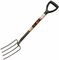 82652 - Garden Digging Fork with Ash Handle, Carbon Steel Head