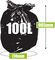 ECO010 - 100L Heavy Duty Bin Liners, 200 Box - Black