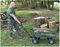 58552 - 200kg Steel Mesh Garden Cart / Festival Trolley