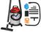 TC-VC 1815 S - 15L 1250W Wet & Dry Vacuum Cleaner 230V