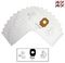 VTVS7007 - M & H Class Dust Bags for V-Tuf Mighty Wet & Dry Dust Extraction Vacuum Cleaner, 10 Pack