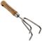 70100771 - Garden Life Stainless Steel Hand 3 Prong Cultivator