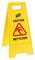 101423 - Caution Wet Floor/Cleaning in Progress Yellow A-Frame Sign