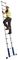 30113820 - 3.8m Rung Space Telescopic Extension Ladder