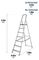 7400718L - 7 Tread High Handrail Step Ladder