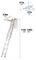 76002 - 2 Section Loft Ladder with Handrail