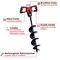 GP-EA 18/150 LI BL-SOLO - Power X-Change 18V Li-Ion Cordless Fence Post Earth Auger - Bare Unit