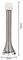 GH1606C - 85mm Spring Door Stop, Chrome