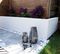 GH389 - 3 Wheel Garden Adjustable Width Flower/Plant Pot Trolley
