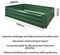 GH530 - Garden Metal Rectangle Raised Flower Bed Kit