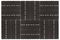 GH686 - Plastic Interlocking Composite Patio & Deck Tiles, 6 Pack