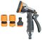 GH751 - Garden Hose Chrome Spray Gun Head with Fixing Kit