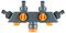 GH764 - Garden Hose Pipe 4 Way Tap Adaptor