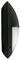 SHEYEMWBK - Half LED Amenity Light with Microwave Sensor, Black