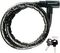 8115EURDPS - Keyed Armoured Cable Bike Lock 1.2m x 22mm Black