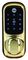 YD-01-CON-NOMOD-PB - Keyless Connected Smart Door Lock, Polished Brass