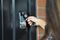 P-YD-01-CON-RFIDT-BL - Smart Door Lock Key Tags, Black, Pack of 2