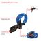 1260 100 - 8mm Braided Steel Self Coiling Key Locking Security Cable, 1m