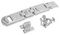 PMG 195 - Double Link Hardened Steel Zinc Plated Hasp & Staple