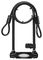 8285EURDPRO - 11cm Hardened Steel Bike U-Lock with 28cm Shackle and 1.2m x 10mm Braided Steel Cable