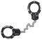 8290EURDPRO - Hardened Steel Chain Link Street Cuff Multi-Purpose Bike & Scooter Lock