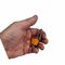 66541 - 20mm Long Shackle Iron Padlocks with Plastic Covers, 2 Pack