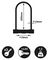 YUL2C/13/230/1 - High Security Bike U-Lock with Cable