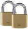Y110B/40/122/2 - 40mm Standard Security Brass Keyed Alike Padlocks, 2 Pack