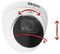 X5C8000VM-W-2 - 8MP 4K AI Powered Motorised Lens Dome CCTV Camera, 60m IR - White