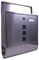 GH452 - Wall Mounted Lockable Letterbox, Silver