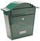 701532 - Classic Wall Mounted Stainless Steel Post Box, Green