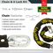 701256 - 1m x 10mm Stainless Steel Chain, U-Lock & Ground Anchor Security Kit