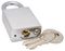 K14040SILD - 38mm Solid Aluminium Padlock, Silver