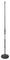 PLS00055 - Round Base Adjustable Microphone Stand, Black