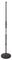PLS00055 - Round Base Adjustable Microphone Stand, Black