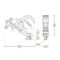 5073-1B - Self Locking Easy Clamp, 50mm, 250kg