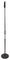 MIC SOLO II - One Hand Microphone Stand with Round Base