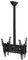 BT8428-200 - 1953mm Back to Back TV Ceiling Mount - Up To 65" Screens