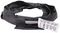 ESR01-01SK - 1ton 1m Soft Steel Black Round Sling for Lifting and Rigging - RIGG009
