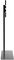 7350073732425 - Display Stand 180 TV Floor Stand with Base - 24" to 63" Screen, Black