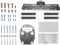 7350073735464 - Samsung QLED No Gap Wall Mounting Kit, 49" to 65", Black