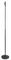 GMS231HB - Microphone Stand with Round Base and One-Hand Clutch