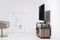 PSGL0029 - Aluminium Pedestal Tabletop TV Stand 40kg - 37" to 75"
