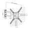 PSGL0043 - 23"-55" Full Motion TV Wall Mount, 30kg