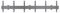 7350073734078 - M Wallmount Pro Tilt Triple TV Mount, 3x 40" to 75"