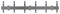 7350073734078 - M Wallmount Pro Tilt Triple TV Mount, 3x 40" to 75"