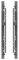 7350073733774 - M Pro Fixed Arms, 900mm