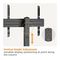 PSGL0109 - Universal Swivel Tabletop TV Stand with Glass Base, 37" to 70" Screen
