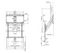MB6744 - M Pull Down Full Motion Flexarm TV Wall Mount, 40" to 65" Screen